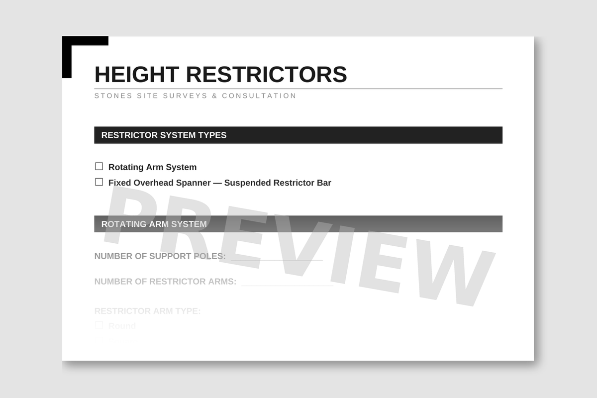 Height Restrictors