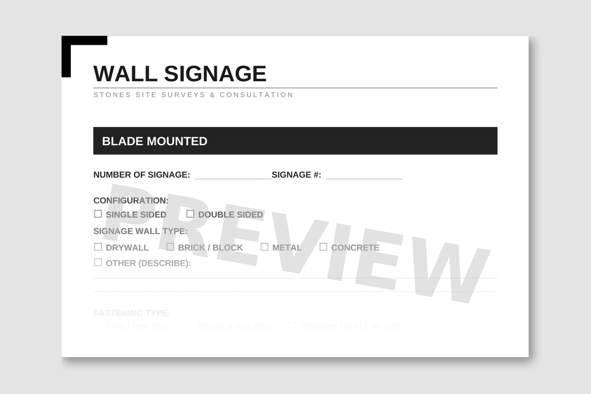 Wall Signage
